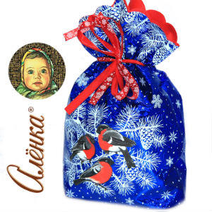 Детский подарок на Новый Год в мешочке весом 750 грамм по цене 703 руб